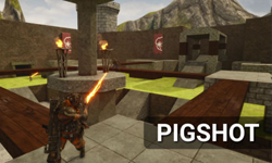 Pigshot Online Multiplayer Funny Polymorph Pig Coins Unreal Engine PvP